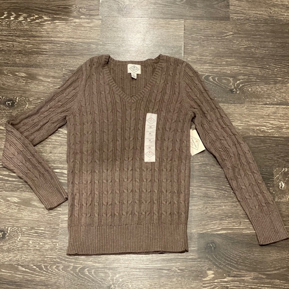 MEDIUM | Long Sleeve Brown Sweater - Picture 4 of 10